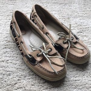 Women’s Leopard Sperrys - Great Condition